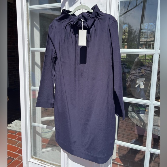 COS Ruffle Neck Shift Dress NWT - Picture 5 of 13